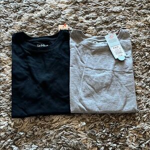 Cat & Jack Black and Gray long sleeve T-Shirts